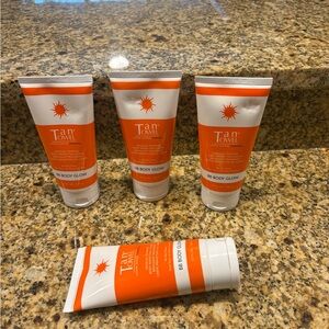 Tan Towel BB body glow gradual tanning cream lotion Lot 4 Tubes 3 Sealed!